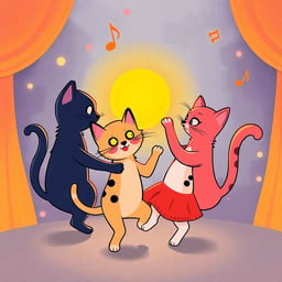 Dancing Cats Delight