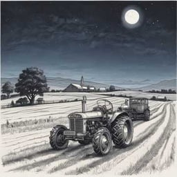 Tractors in the Night