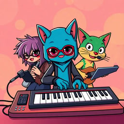 hashi gang hashi gamer sanders papyrus igor pedrinho doido kauan keyboard cat